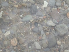 Submerged stones