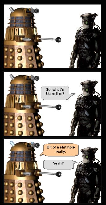 Dalek and Borg toon 10