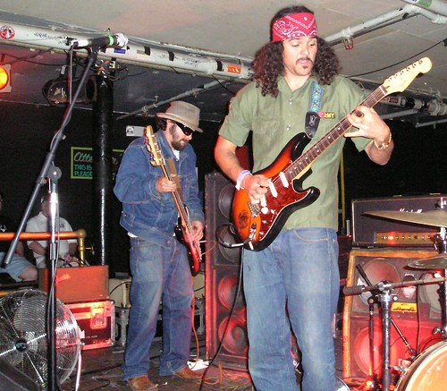 Brant Bjork and his bassist, Dylan Roche