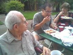 Grandpa with Bobby & Maya