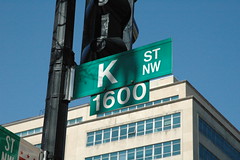 K Street Sign