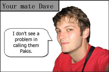your mate dave on names
